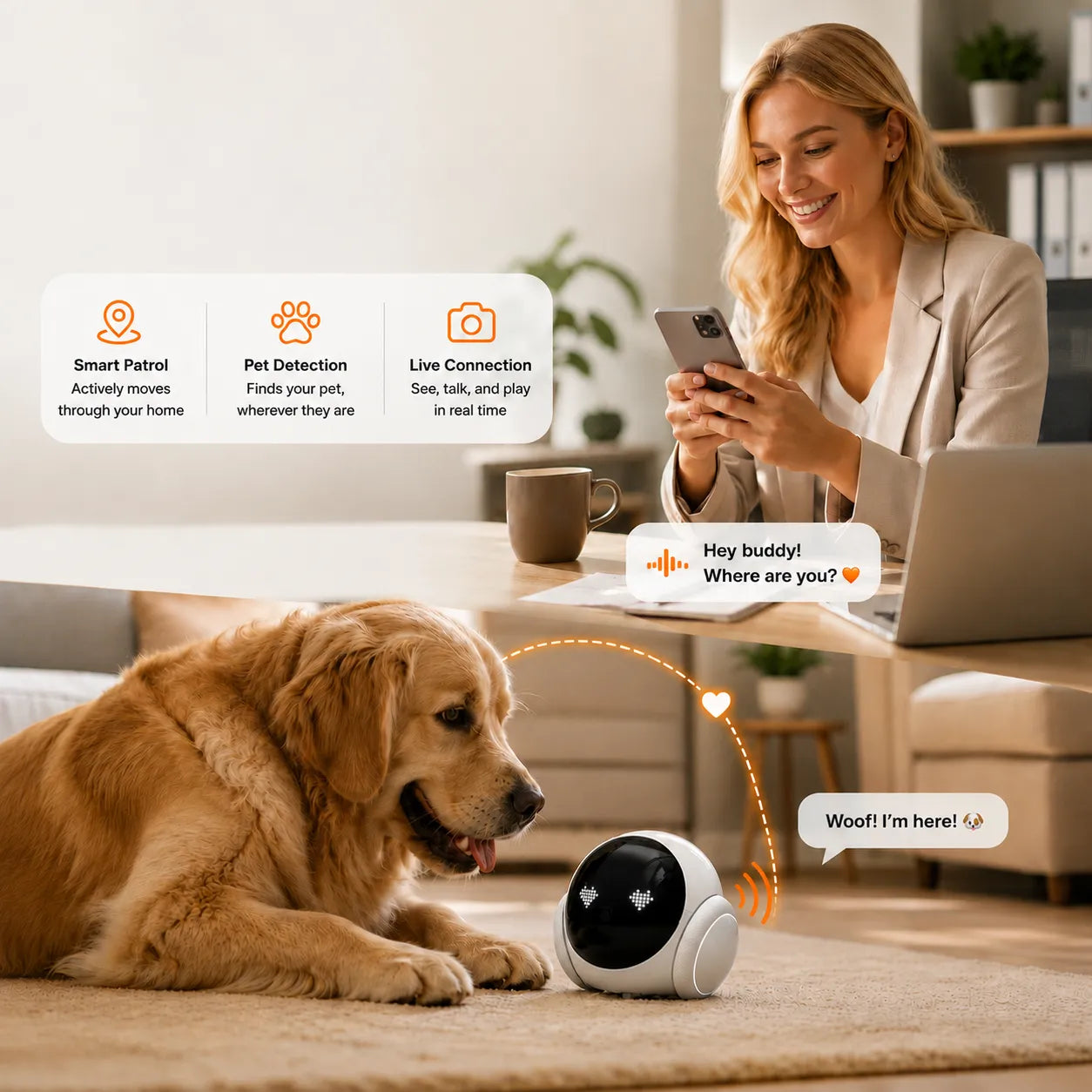 FlashPet Magic S1 - Smart Pet Camera Robot