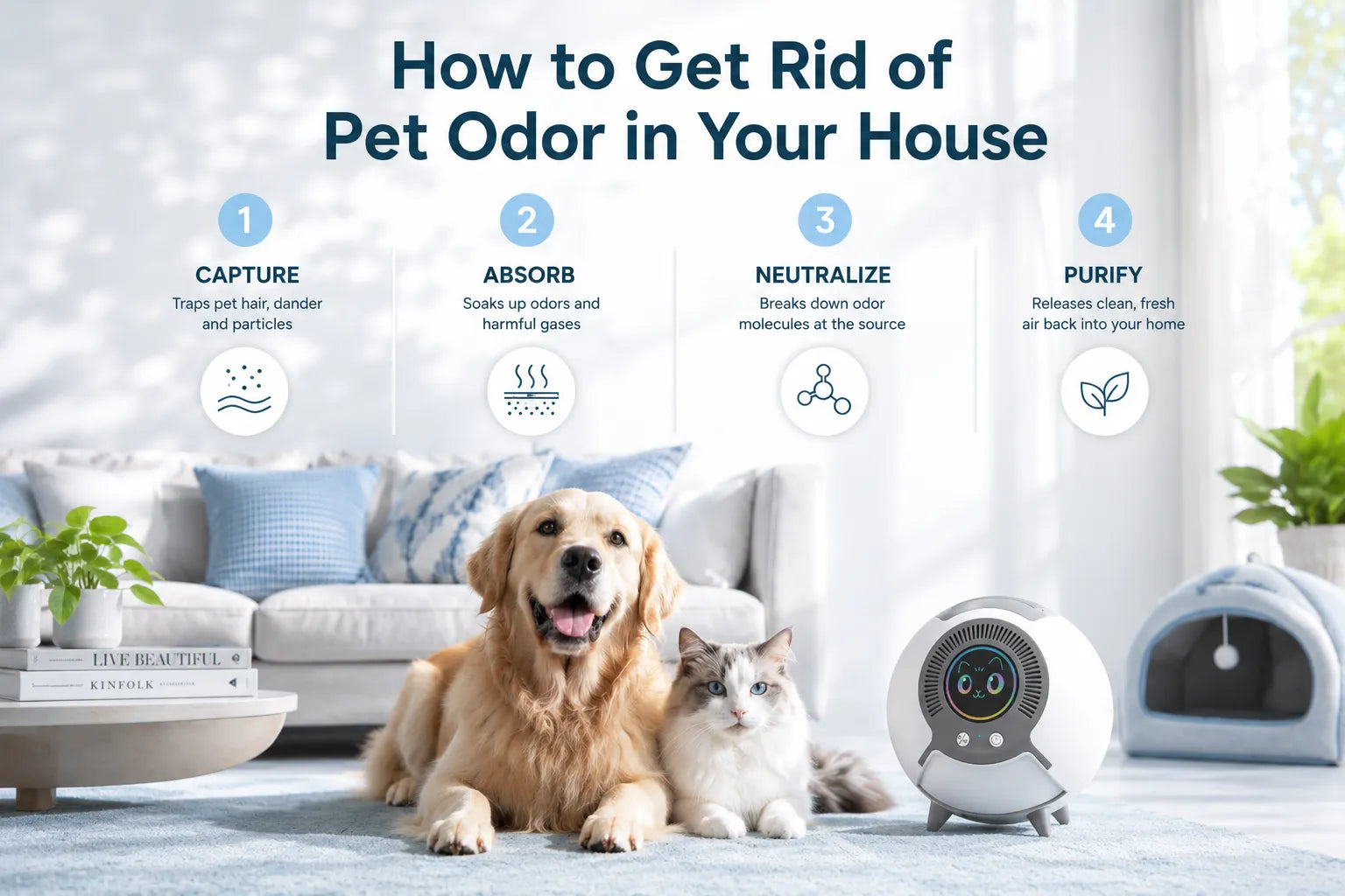 How to Get Rid of Pet Odor in Your House : The 4-Layer System