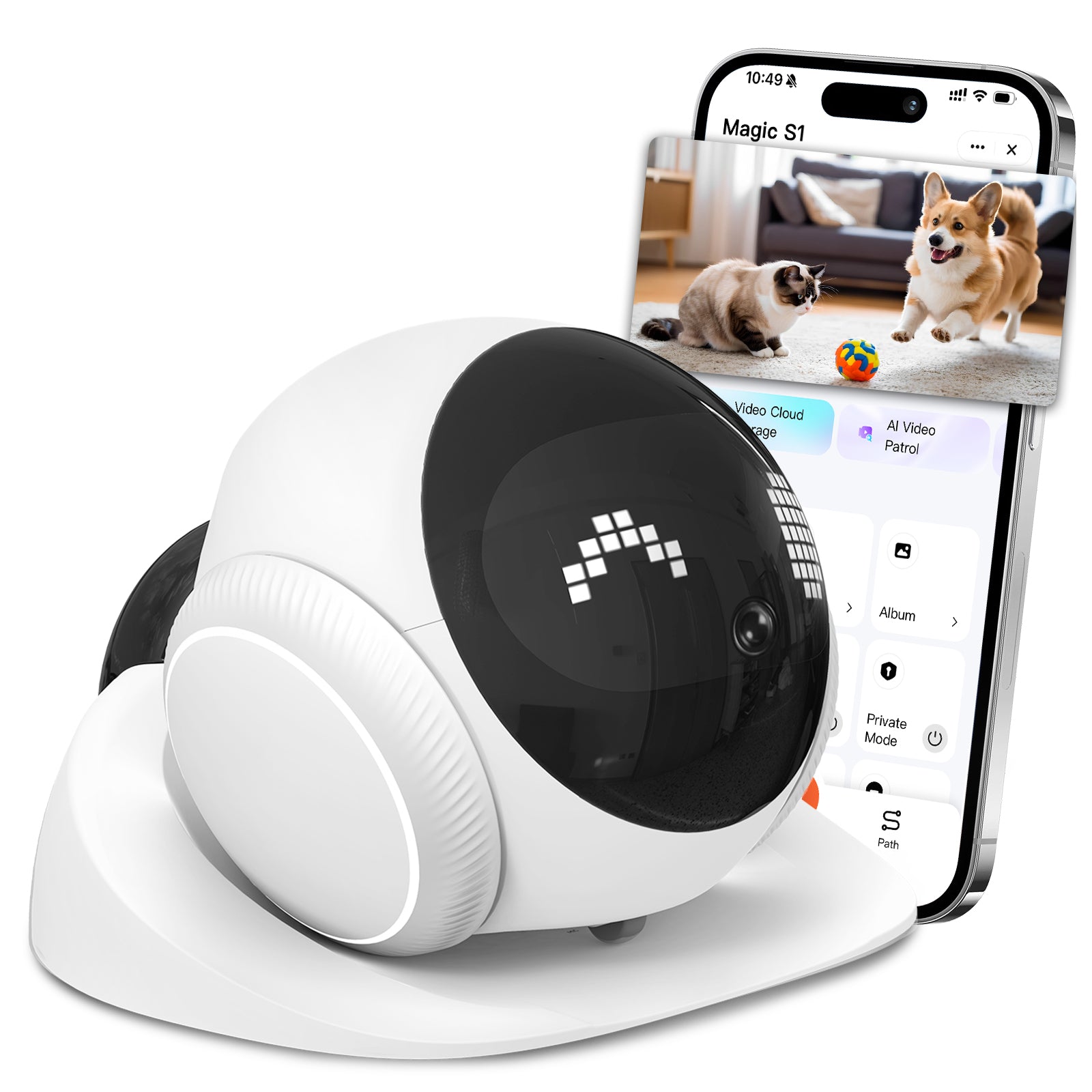 FlashPet Magic S1 - Smart Pet Camera Robot